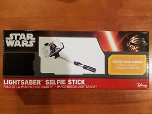 Bâton à selfie Star Wars LightSaber - longueur réglable - NEUF !! - Disney