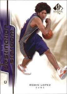 2008-09 SP Authentic Destination Stardom #DS-15 Robin Lopez Phoenix Suns