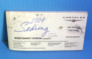 Chrysler Sebring 2004 sedán/convertible manual del propietario (sin usar) - Imagen 1 de 1