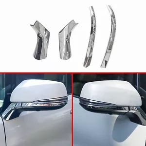 Accessories For Toyota Alphard Vellfire 2016-21 Rear Mirrorview Strip Cover Trim - Picture 1 of 7