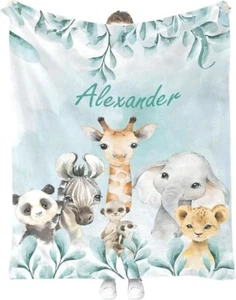 Personalized Baby Blanket for Boys,Custom Baby Blanket with Name,Custom Baby - Picture 1 of 5