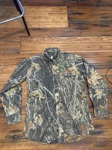 Scentlok Savanna Mens Shirt M Mossy Oak Breakup Camo Hunting Long Sleeve Button - Picture 1 of 6