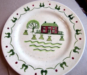 Metlox Poppytrail HOMESTEAD PROVINCIAL 4 piatti pranzo/insalata 7 1/2" B6 - Foto 1 di 2