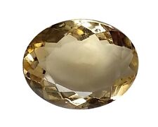 Loose Oval Brilliant Cut Natural Gold Yellow Citrine Sunrise Colour 16mm x 12mm