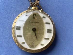 Vintage Mid Century Lucerne Watch Pendant Necklace - Picture 1 of 7