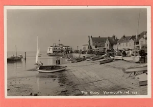 The Quay Yarmouth IOW RP pc unused H K Merwood  AE95 - Bild 1 von 2