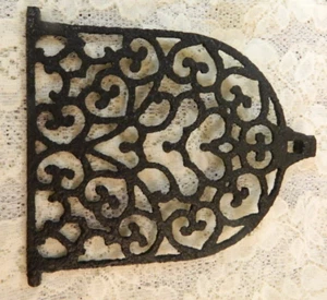 Estate Antique c.1800's Hearth Black Cast Iron Trivet - Picture 1 of 4