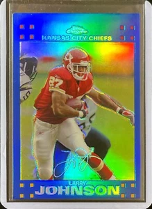 Larry Johnson - 2007 Topps Chrome Football - Blue Refractor #TC123 - Bild 1 von 2
