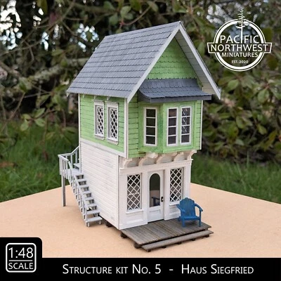 Pacific Northwest Miniatures - 1:48 Scale Building Kit "Haus Siegfried"  - Image 1 of 4