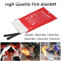 Home Safety Fire Blanket Large 1.21-4m² In Case Quick Release Protection Kitchen