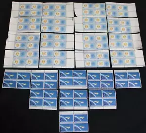 25 BLOCKS OF 4 (100 X 4 CENTS U.S. POSTAGE STAMPS) PROJECT MERCURY - MALARIA - Picture 1 of 1