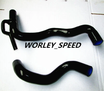 Black Silicone Radiator Hose For Toyota RAV4 RAV 4 1AZ 2AZ ACA30 2005-2011 - Image 1 of 4