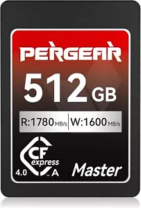 Pergear 512GB CFexpress 4.0 Type A Memory Card for Sony Camera,ILME-FX3,ILME-FX6 - Imagen 1 de 7