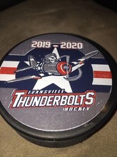 EVANSVILLE THUNDERBOLTS 2019-2020   SPHL   HOCKEY PUCK