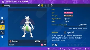 Pokémon Scarlet & Violet - CUSTOMIZABLE Mewtwo 6IVs Max Stats -🚀FAST TRADE🚀 - Picture 1 of 1
