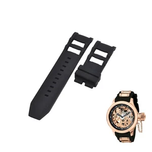 Russian Diver 1090 26mm Black Rubber Watch Strap For Invicta - Picture 1 of 7