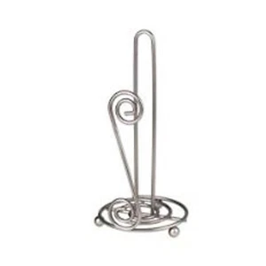 Spectrum Scroll Paper Towel Satin Nickel Holder for Counter or Table - Picture 1 of 6