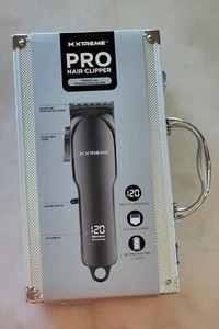 Xtreme Silver Pro Hair Clipper Titanium Coated Ceramic & Stainless Steel Blades - Picture 1 of 8