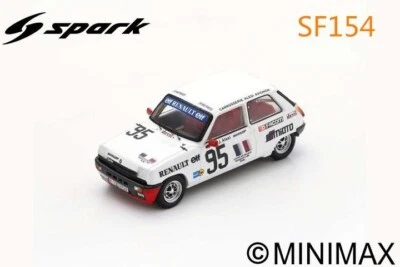 Renault 5 Alpine Turbo No.95 Magny-Cours 1983 Jean Alesi#SPARK MODEL 1/43 #SF154 - Image 1 of 2