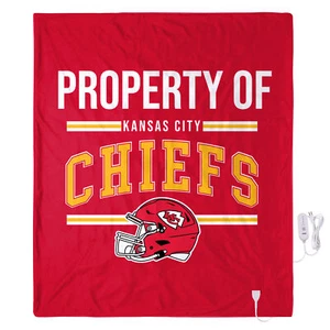 FOCO NFL Kansas City Chiefs Exclusive Heated Throw Blanket, 50"x60" - Picture 1 of 5