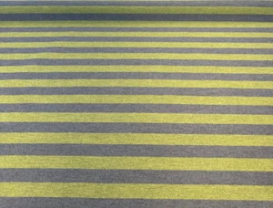Sunbrella Pindler Shout Leaf Green Stripe Outdoor Upholstery Fabric By the yard - Picture 1 of 4