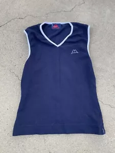 Accappatoio Di Kappa Canotta Scollo V Navy - Foto 1 di 6