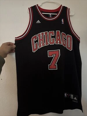 Ben Gordon Number Seven Chicago Bulls Jersey Adidas Men’s Size Large  - Image 1 of 4