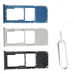Samsung Galaxy A30 SM-A305G SM-A305G/DS Single SIM Card Tray microSD Holder+Pin - Picture 1 of 7