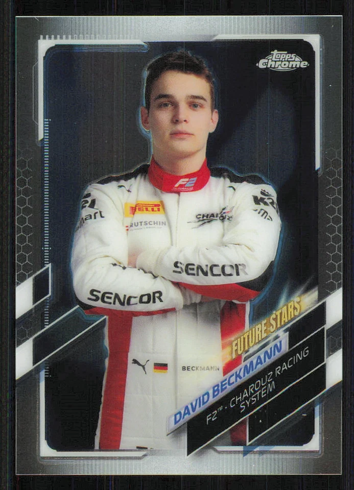 2021 Topps Chrome Formula 1 #70 David Beckmann FS - Image 1 of 2