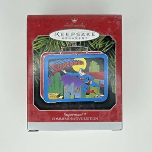 Hallmark Keepsake Ornament Superman Edizione Commemorativa Lunch Box 1998 - Foto 1 di 12