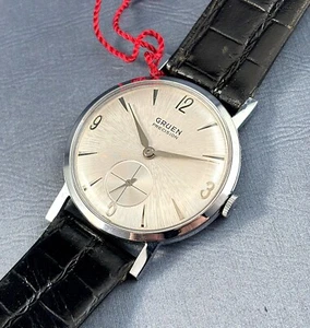 RARO Reloj Hombre Gruen 510 James Bond 007 Tono Plateado De Colección Nuevo de Lote Antiguo Con Cajas Etiquetas - Imagen 1 de 15