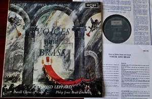 ARGO ZRG 576 SCHUTZ SCHEIN SCHEIDT VOICES & BRASS LP LEPPARD NM ENGLAND - Picture 1 of 2