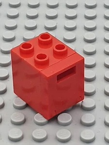 LEGO® 2x Box Container Minifigur 2x2x2 Brick - 30060/4345/4346 - Rot - Bild 1 von 1