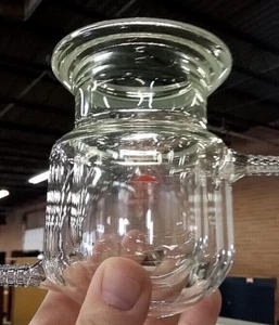 Prism Research Glass Reaction Vessel, Cylindrical, Jacketed (PG-9240) ~125 ml - Picture 1 of 2