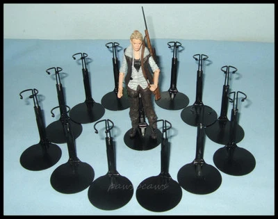 Figura de acción 12 #1175 SOPORTES DE EXHIBICIÓN aptos para 5.5 Walking Dead 6" STAR WARS NEGRO Foto 1 de 2