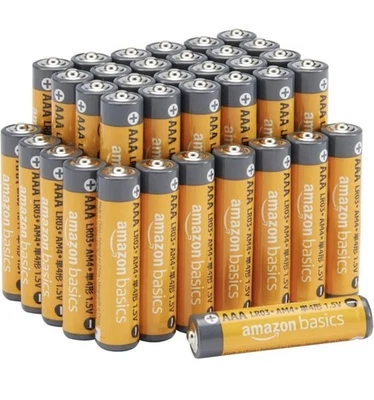 Amazon Basics AAA Alkaline High-Performance Batteries 1.5 Volt-36 Pack Exp 2035 - Image 1 of 4