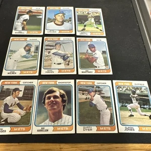 1974 Topps New York Mets Vintage 10-Card Team Lot - All Pictured - Picture 1 of 16