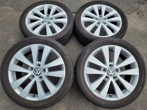 VW Golf 5 6 Golf Plus 17 Zoll Alufelgen "Seattle" - Sommerreifen 225/45ZR17 94Y - Bild 1 von 24