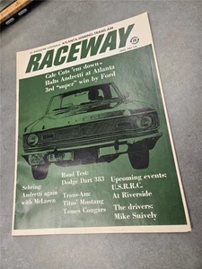 = Oldtimer Raceway Andretti wieder mit McLaren April 1967 Vol 3 No 1 Ford - Bild 1 von 3