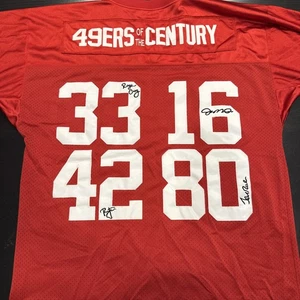 Seltenes 49ers Authentic Players of the Century by Jeff Hamilton Trikot Gr. 2XL(54) - Bild 1 von 8