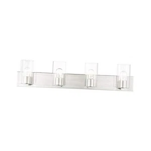  Lighting 4 Light Bath Vanity,16554-91 35.5"W x 7.75"H Brushed Nickel - Picture 1 of 8