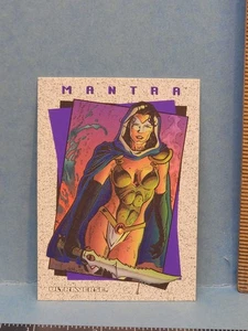 1993 Skybox Promo Card P0 - Malibu Ultraverse II Origins Card - Mantra - Picture 1 of 2