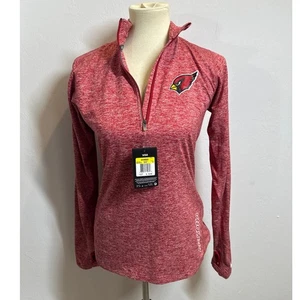 NIKE Arizona Cardinals Intent Quarter-Zip Sweatshirt Small Antigua Cardinal NEW - Picture 1 of 7
