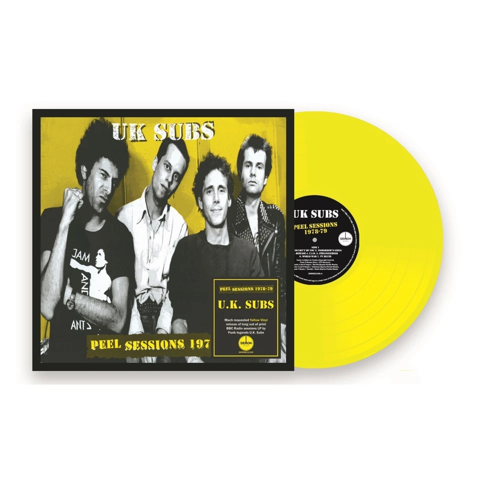 UK Subs Peel Sessions 1978-1979 LP Vinyl NEW - Image 1 of 1