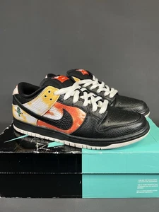 Size 8 - Nike Dunk SB Low Tie-Dye Raygun Black - Picture 1 of 11