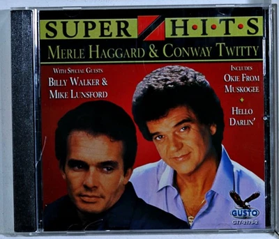 Merle Haggard/Conway Twitty - Super Hits: Haggard ... (CD 2010) - Image 1 of 2
