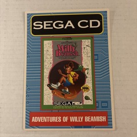 Sega CD Adventures Of Willy Beamish VIDPRO Card Toys R Us Display Card  Rare