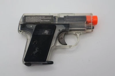 Pistola de brinquedo transparente compacta Colt 45 estilo 6mm airsoft alimentada por mola com carregador - Imagem 1 de 2