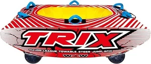 Balsa de remolque giratoria para 1 persona WOW® Trix bote tubo de truco remolcable balsa de remolque de agua - Imagen 1 de 7