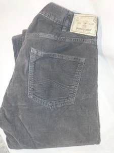 Patagonia Straight Fit Mens 32x32 See Pictures Iron Clad Corduroy Pants Gray - Picture 1 of 9